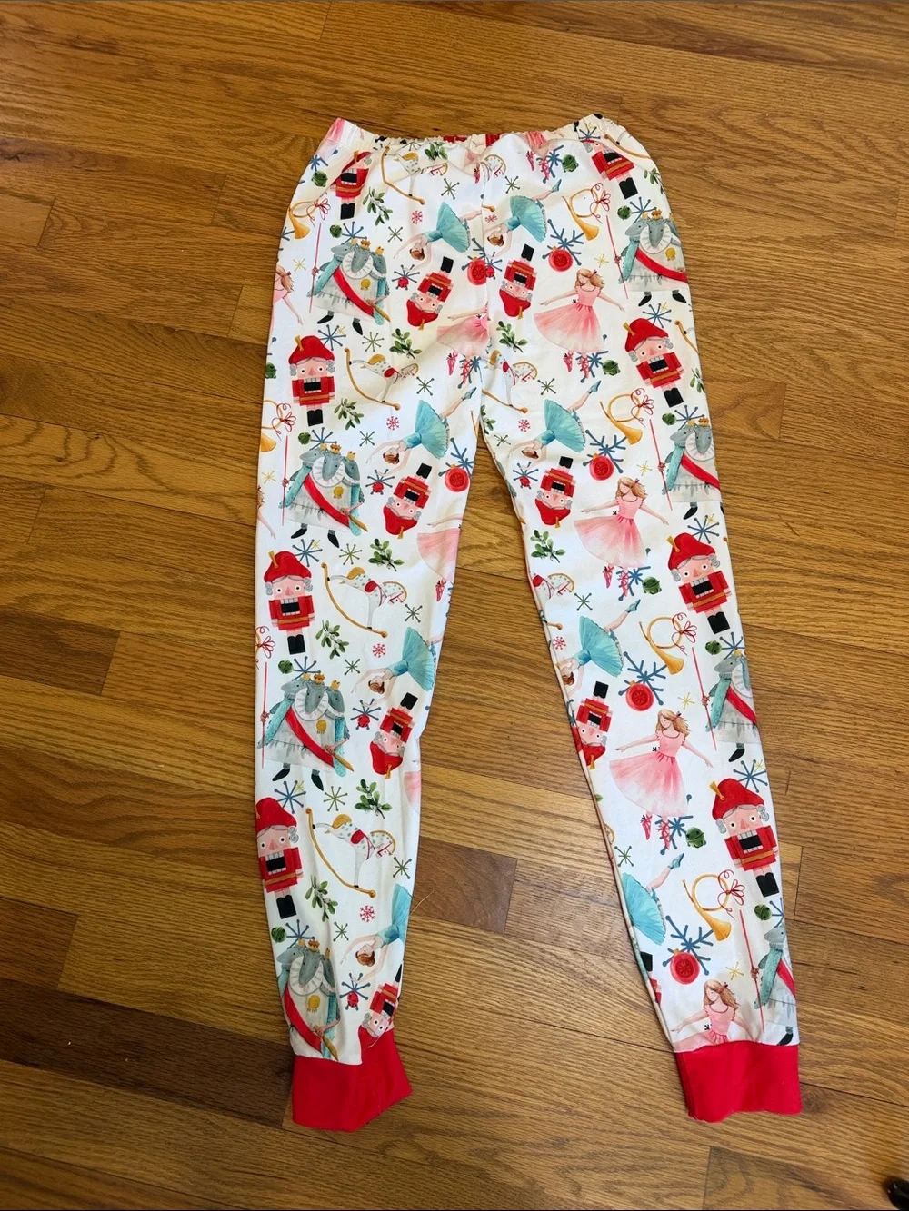 NWOT Millie Loves Lily Holiday Nutcracker & Ballerina Girl Pajamas in Red/White